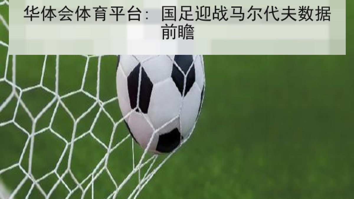 华体会体育平台: 国足迎战马尔代夫数据前瞻